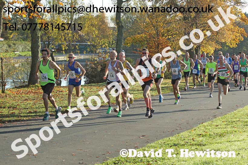 Start of the Newcastle Town Moor Marathon, Newcastle Town Moor Marathon and Half Marathon. Photo: David T. Hewitson/Sports for All Pics